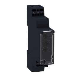 Harmony, Modular timing relay, 8 A, 1 CO, 0,1 s..100 h, multifunction, 12 V AC/DC